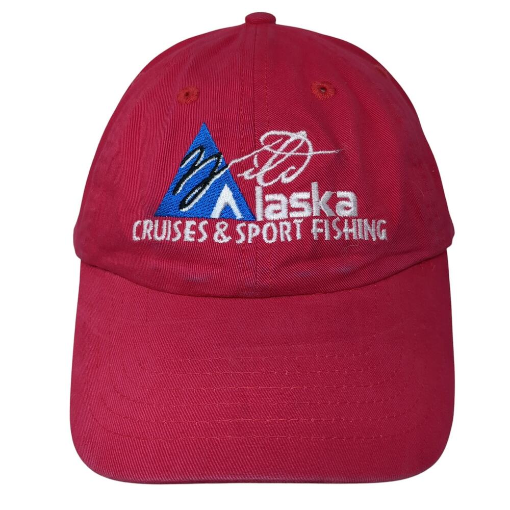 Alaska Cruises & Sport Fishing Slideback Baseball Cap Pink OS Adjustable AMC